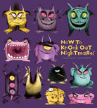 Hardcover edition of "How to Knock Out Nightmares" with jacket by Insight Editions, featuring a colorful cover design.