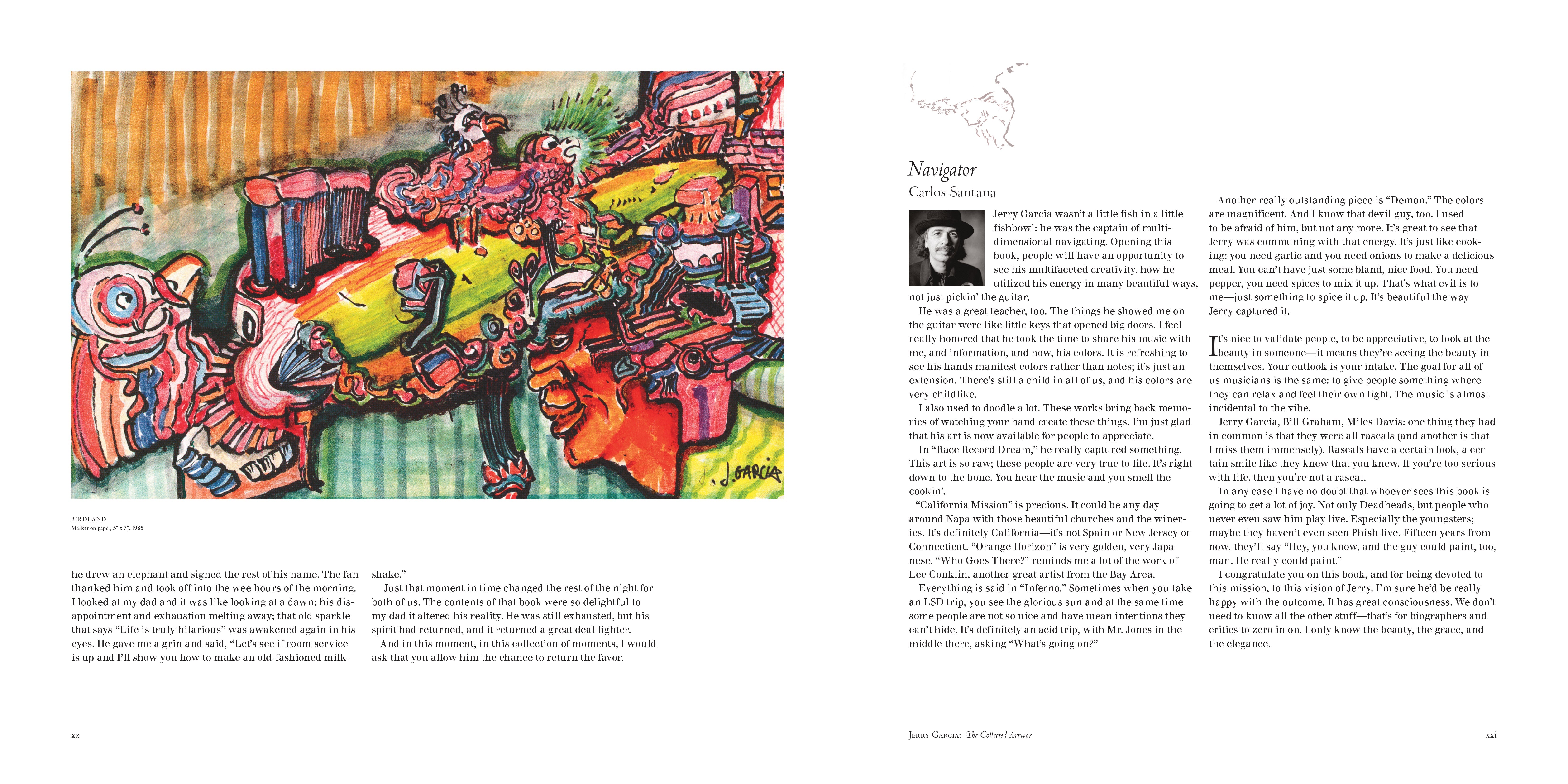 Hardcover book with jacket featuring Jerry Garcia, published by Insight Editions, showing the front cover design.