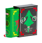 Hardcover book with jacket featuring Marvel's Scarlet Witch and Vision from Insight Editions, with colorful comic-style cover art.