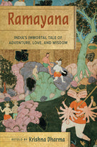 Hardcover edition of the Ramayana with a decorative jacket by Insight Editions, featuring traditional artwork on the cover.