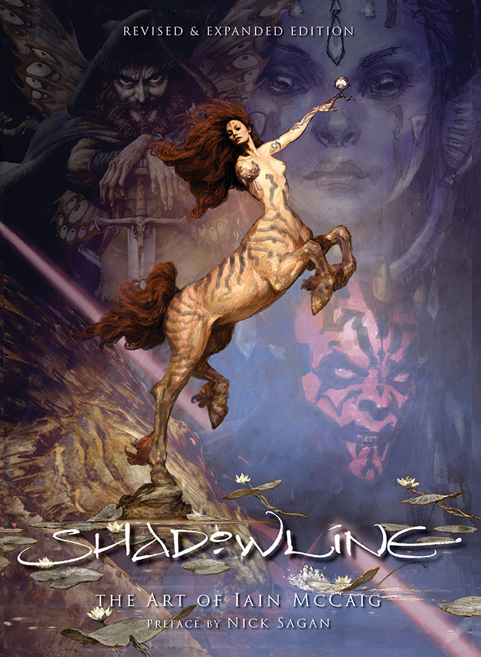 Hardcover edition of Shadowline book with protective jacket by Insight Editions, featuring dark cover art and detailed design.