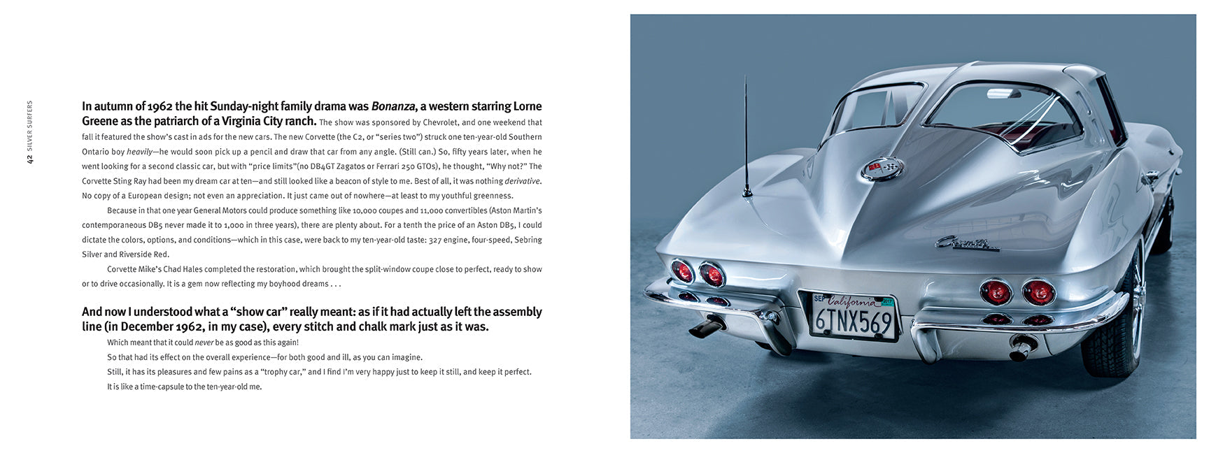 Hardcover book with jacket titled Silver Surfers by Insight Editions, featuring a sleek silver cover and detailed artwork.