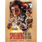 Hardcover edition of "Spielberg: The First Ten Years" with protective jacket by Insight Editions, featuring a film-themed cover design.