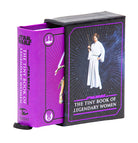 Hardcover edition of Star Wars: The Tiny Book of Legendary Women with a protective jacket, featuring a colorful cover design.