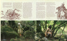 Open hardcover of The World of the Dark Crystal with a detailed interior illustration from Insight Editions.
