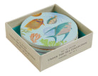 Set of four Art of Nature Under the Sea coasters by Insight Editions, featuring ocean-inspired designs for home decor.