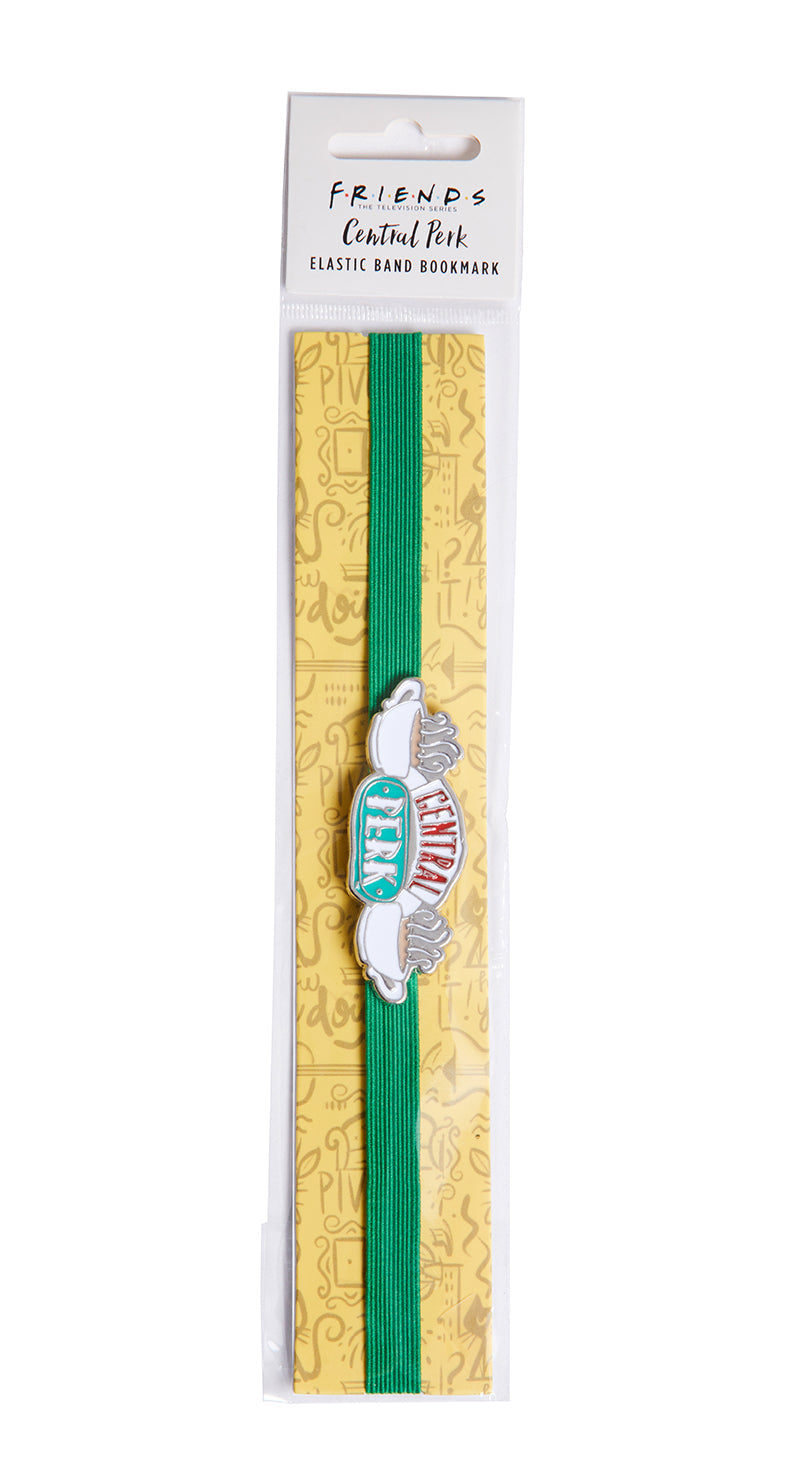 Friends Central Perk enamel charm bookmark featuring a colorful Central Perk logo and design, ideal for marking pages.