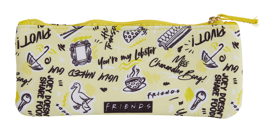 Friends pencil pouch by Insight Editions, featuring a colorful design with iconic characters, ideal for home or school use.