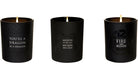 Set of glass votive candles from the Game of Thrones collection by Insight Editions, perfect for home decor or ambiance.