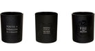 Set of glass votive candles inspired by Game of Thrones, featuring intricate designs from Insight Editions.