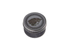 Game of Thrones House Stark scented candle in frosted pine scent, 2 oz., with a frosted glass candle holder.