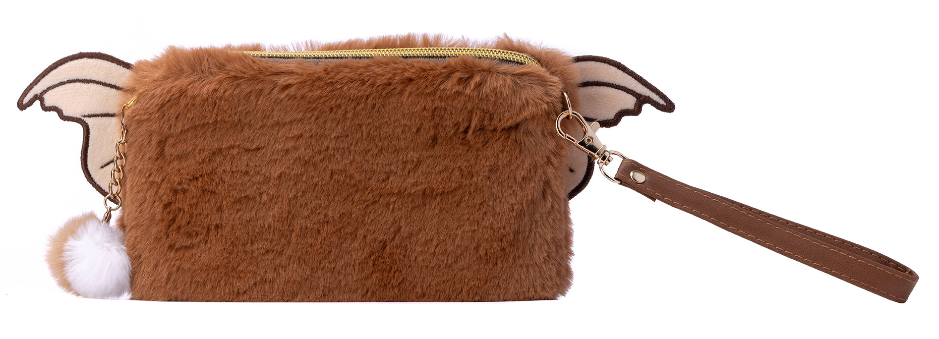 Gizmo plush accessory pouch from Gremlins, soft plush home decor item with detailed Gizmo character design.