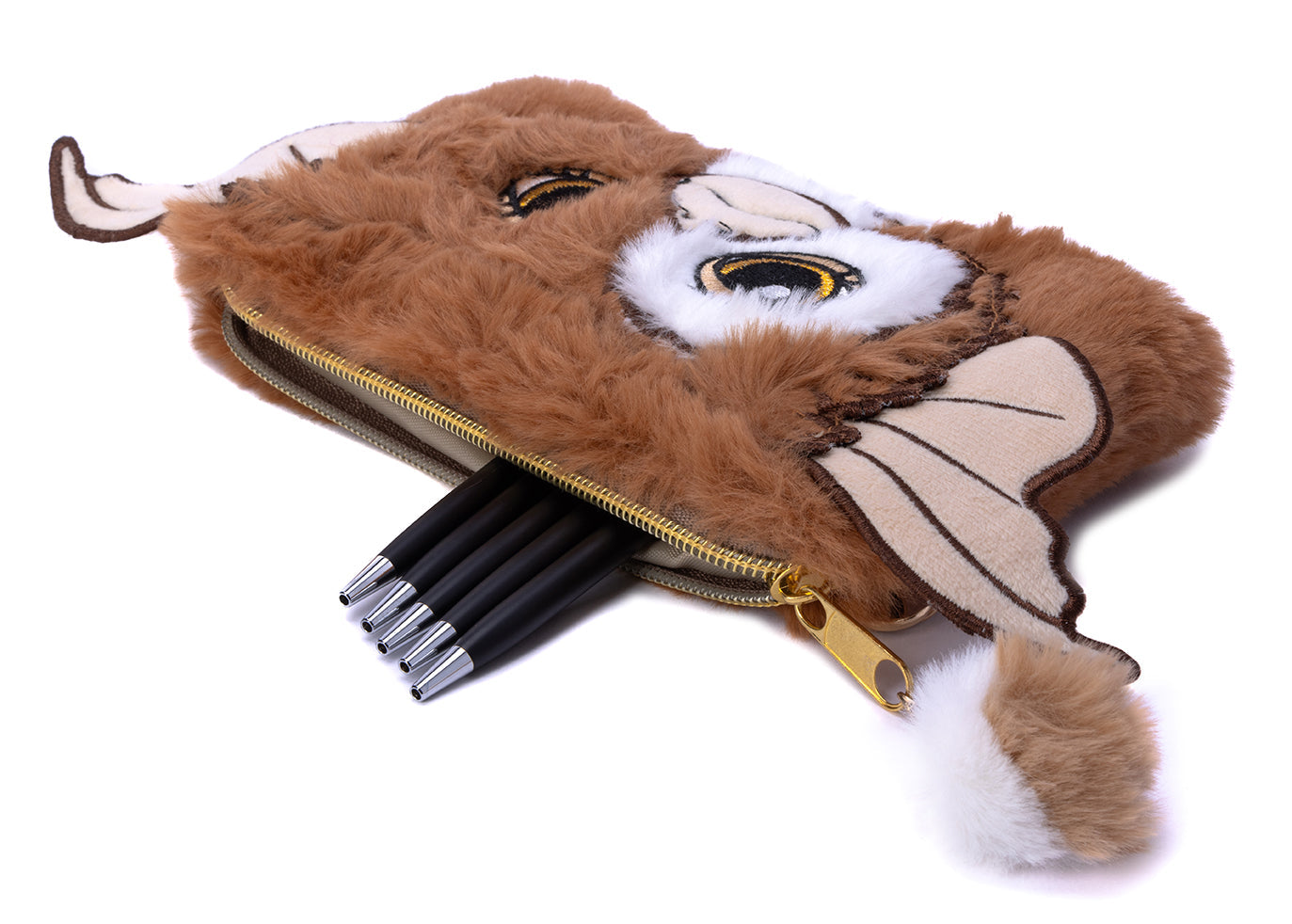Gremlins Gizmo plush accessory pouch from Insight Editions, soft stuffed character with zipper closure for small items.