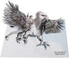 Harry Potter Buckbeak pop-up card from Insight Editions, featuring detailed 3D illustration of the magical creature on a home goods card.