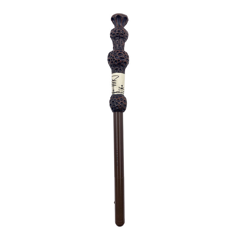 Harry Potter Elder Wand illuminating wand pen from Insight Editions, featuring detailed wand design and built-in light.