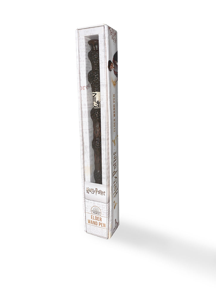 Harry Potter Elder Wand pen from Insight Editions, detailed replica with a sleek design, ideal for writing or collectors.