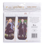 Set of 5 Harry Potter floral fantasy magnetic bookmarks by Insight Editions, featuring magical floral designs for book lovers.