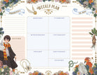 Harry Potter Floral Fantasy Weekly Planner Notepad by Insight Editions, featuring magical floral design for organizing your week.