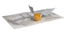Harry Potter Golden Snitch signature pop-up card by Insight Editions, featuring a detailed, fold-out design of the magical snitch.