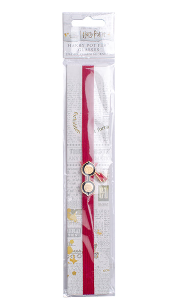 Harry Potter enamel charm bookmark featuring Harry's glasses, a collectible home decor item by Insight Editions.