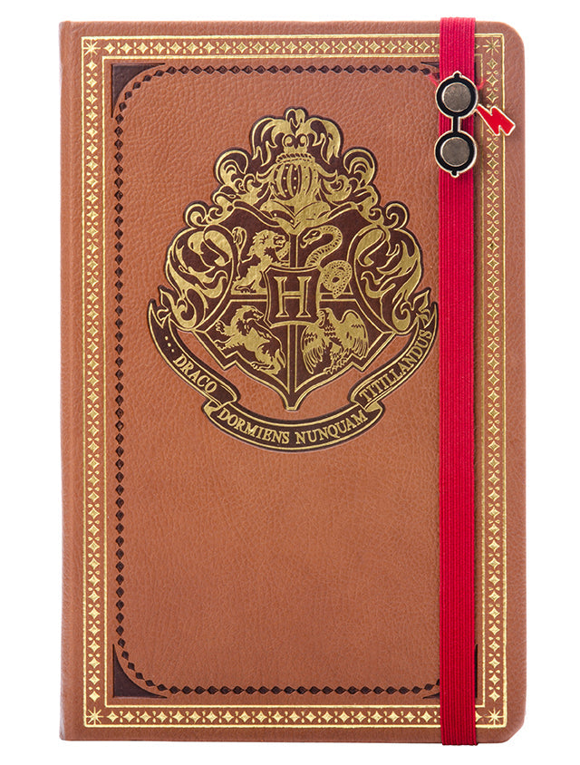 Harry Potter enamel charm bookmark featuring Harry's glasses, a stylish home decor accessory by Insight Editions.