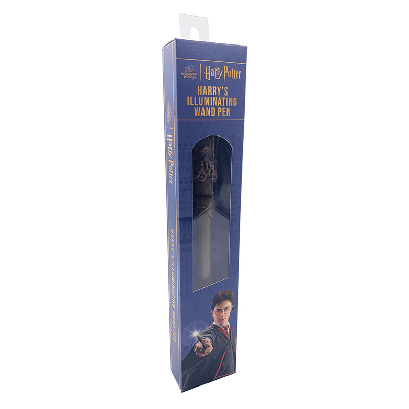 Harry Potter Illuminating Wand Pen by Insight Editions, a magical home decor item resembling Harry's wand with light feature.