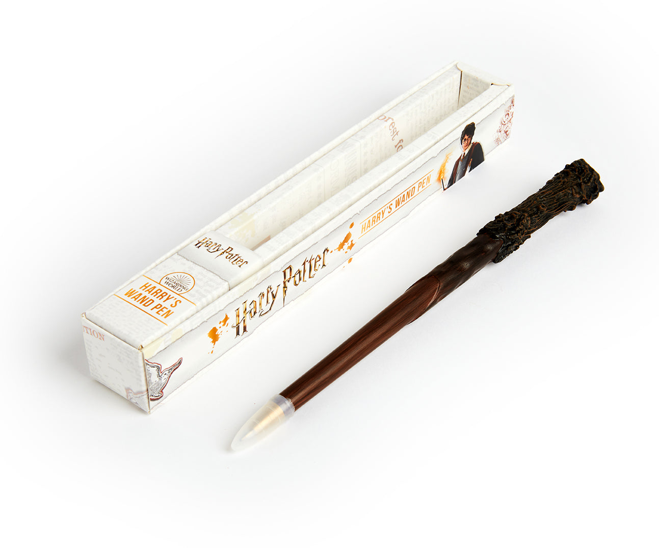 Harry Potter Harry's Wand Pen, a collectible home decor item from Insight Editions featuring a detailed wand design.