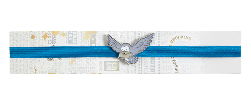 Harry Potter Hedwig enamel charm bookmark featuring Hedwig the owl from the Harry Potter series, perfect for book lovers.