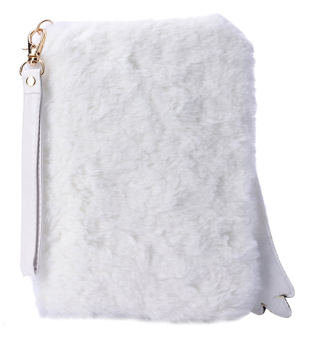 Harry Potter Hedwig plush accessory pouch by Insight Editions, soft plush with Hedwig's detailed owl design for storage or display.