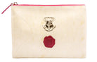 Harry Potter Hogwarts Acceptance Letter accessory pouch by Insight Editions, featuring magical design and storage for small items.