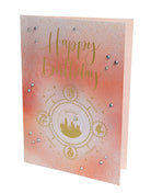 Harry Potter Hogwarts Constellation birthday embellished card, featuring magical constellation design, from Insight Editions home goods collection.