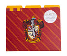 Set of 12 Harry Potter Hogwarts Houses file folders by Insight Editions featuring house crests and magical designs.