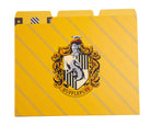Set of 12 Harry Potter Hogwarts Houses file folders featuring house crests, ideal for organizing home or office documents.