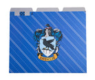 Set of 12 Harry Potter Hogwarts Houses file folders by Insight Editions featuring house crest designs for home or office organization.