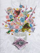 Harry Potter Honeydukes embellished birthday card by Insight Editions, featuring whimsical wizard-themed home goods design.