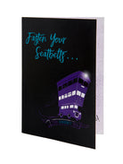 Harry Potter Knight Bus signature pop-up card from Insight Editions, featuring detailed 3D paper craft design for home decor or collection.