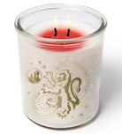 Color-changing Gryffindor candle from Harry Potter by Insight Editions, featuring a magical design and warm glow for home decor.