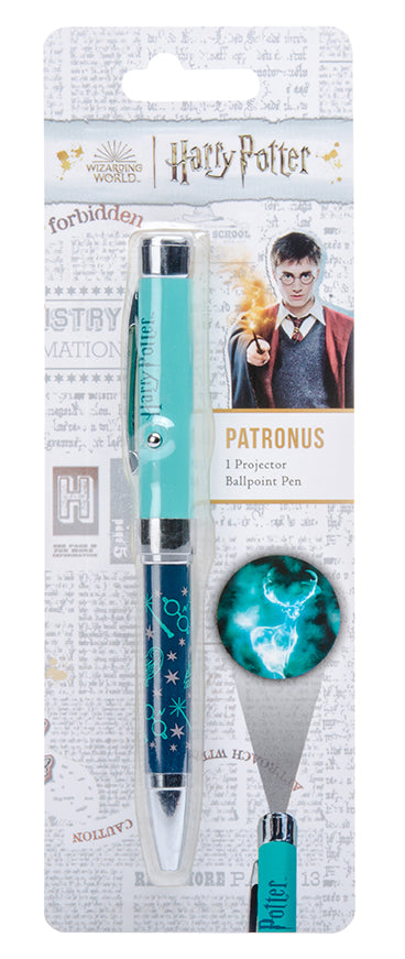 Harry Potter Patronus Projector Pen by Insight Editions, a sleek home decor pen with a magical Patronus design.