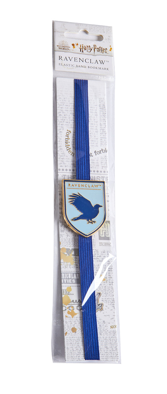Harry Potter Ravenclaw enamel charm bookmark with blue and silver design, featuring the Ravenclaw crest and house emblem.