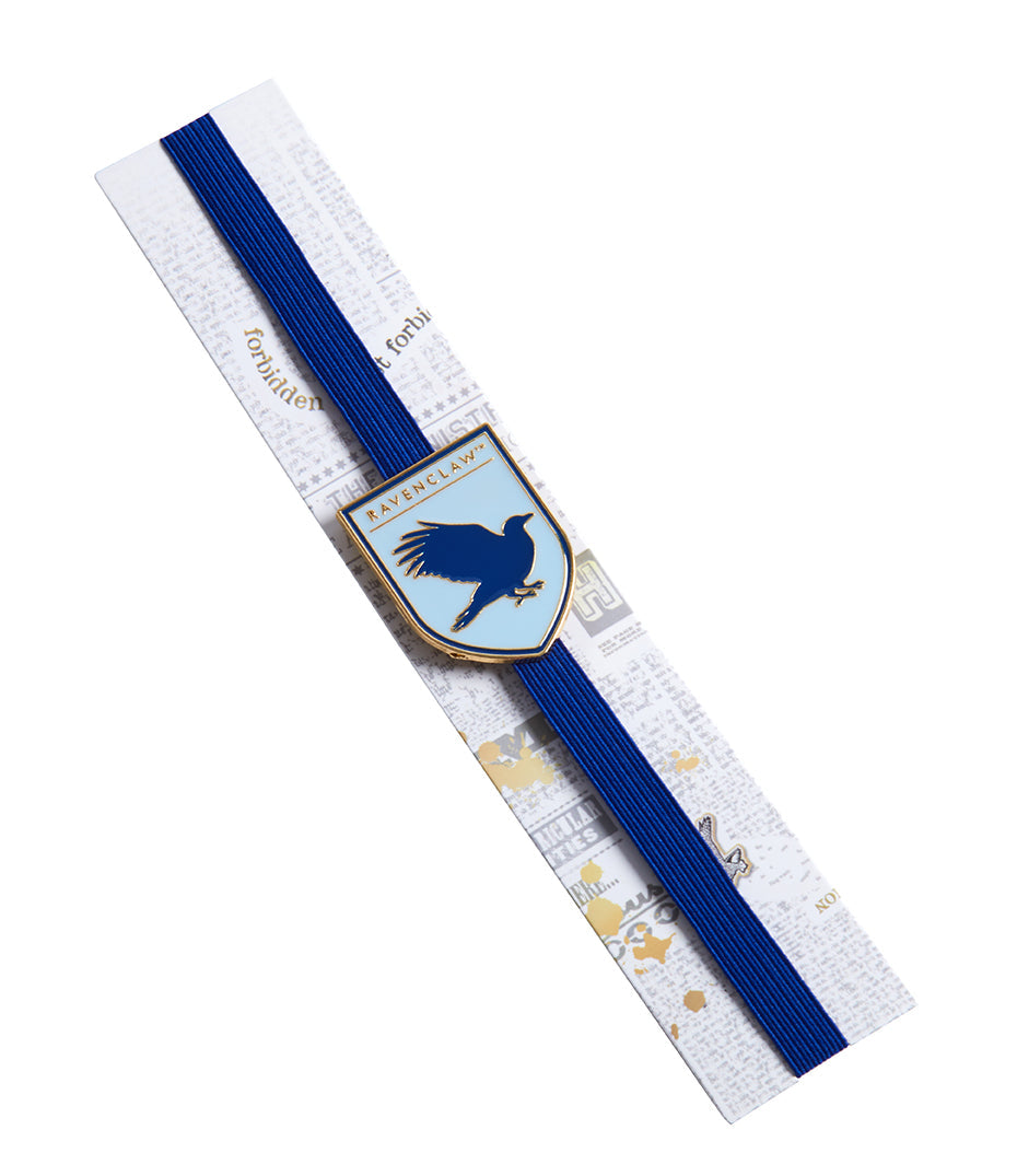 Harry Potter Ravenclaw enamel charm bookmark featuring a detailed Ravenclaw crest, ideal for book lovers and fans of the series.
