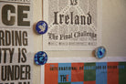 Set of six Harry Potter Ravenclaw glass magnets featuring house crest designs, perfect for home decor or magnetic surfaces.