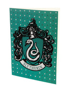 Harry Potter Slytherin embellished card from Insight Editions, featuring house emblem and decorative design on high-quality home goods.