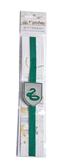 Harry Potter Slytherin enamel charm bookmark with green and silver detailing, featuring the Slytherin house crest.