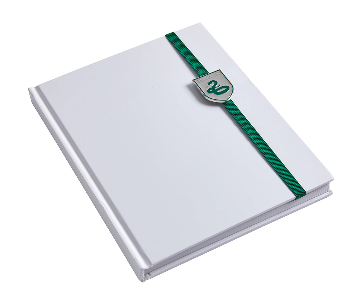 Harry Potter Slytherin enamel charm bookmark with green Slytherin crest, perfect for Harry Potter home goods collection.