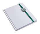 Harry Potter Slytherin enamel charm bookmark with green Slytherin crest, perfect for Harry Potter home goods collection.