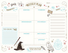 Harry Potter weekly planner notepad by Insight Editions, featuring magical design for organizing weekly schedules.