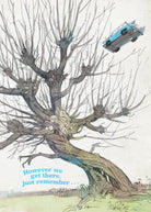 Harry Potter Whomping Willow Friendship Signature Pop-Up Card by Insight Editions, featuring detailed willow tree design and magical scene.