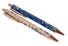 Jane Austen floral pen and pencil set by Insight Editions, featuring elegant floral designs on the writing instruments.