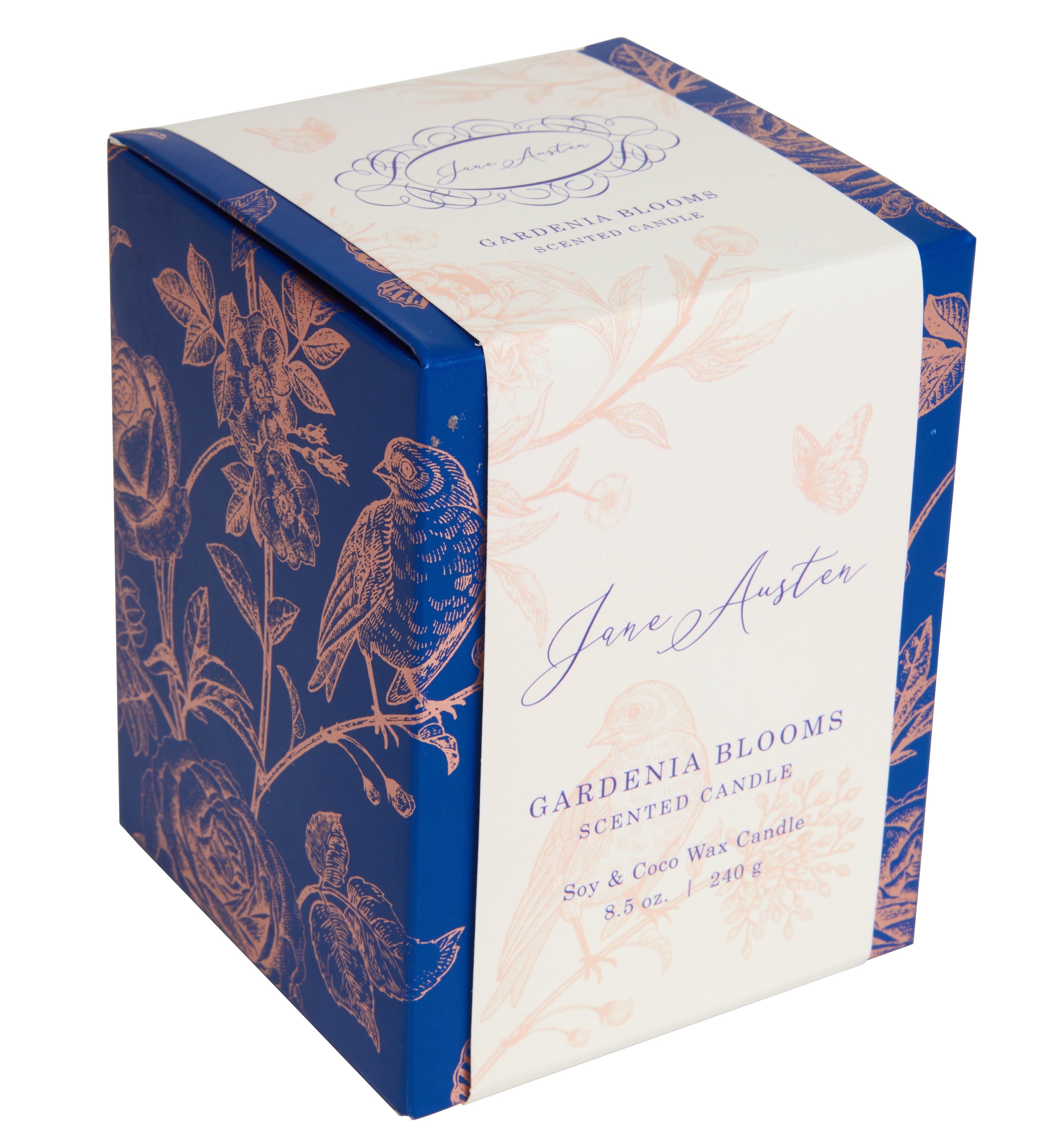 Jane Austen scented candle by Insight Editions, 8.5 oz., home decor candle with elegant design and floral fragrance.