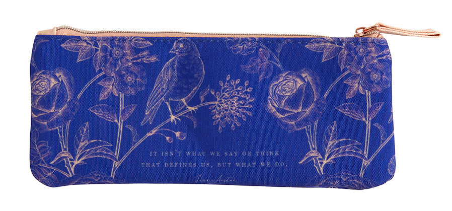 Jane Austen pencil pouch by Insight Editions, featuring a stylish home goods design with elegant literary-themed artwork.